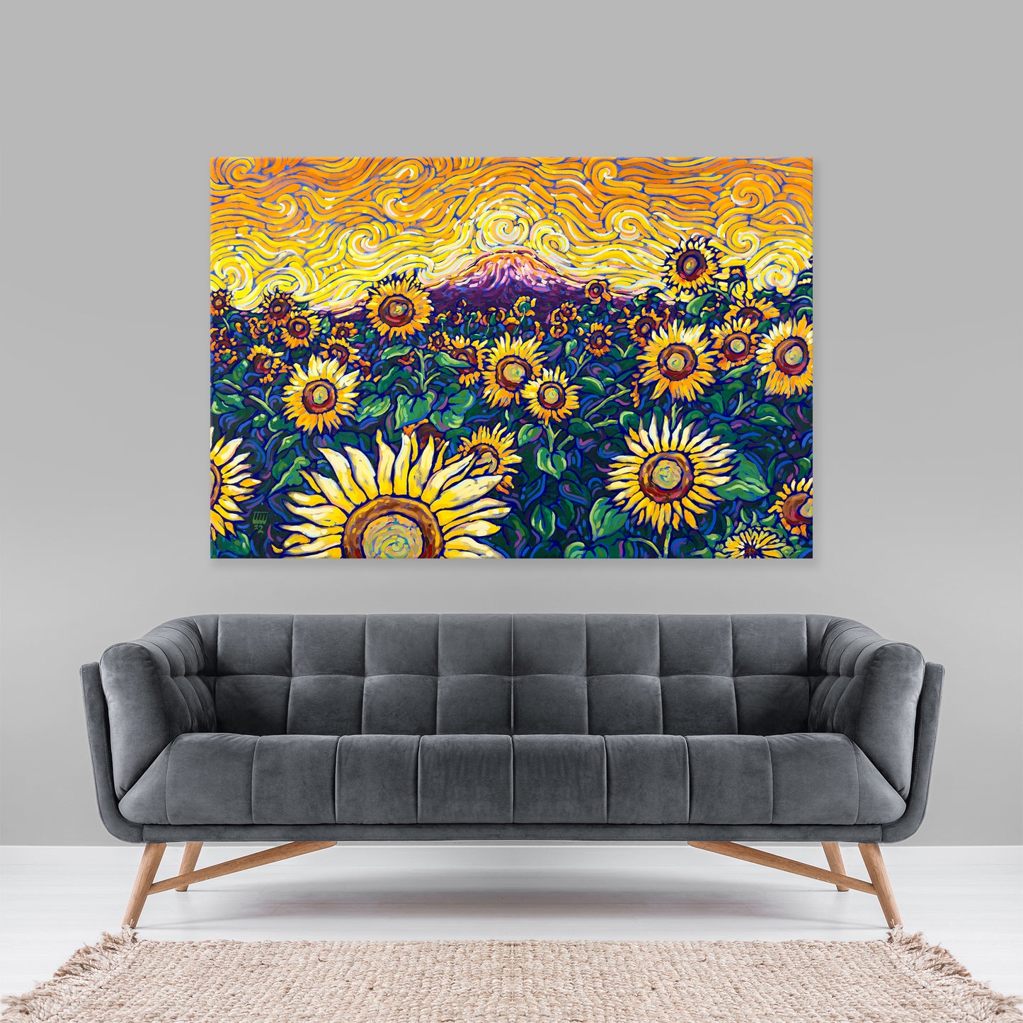 Sunflower Mountain - 60x40