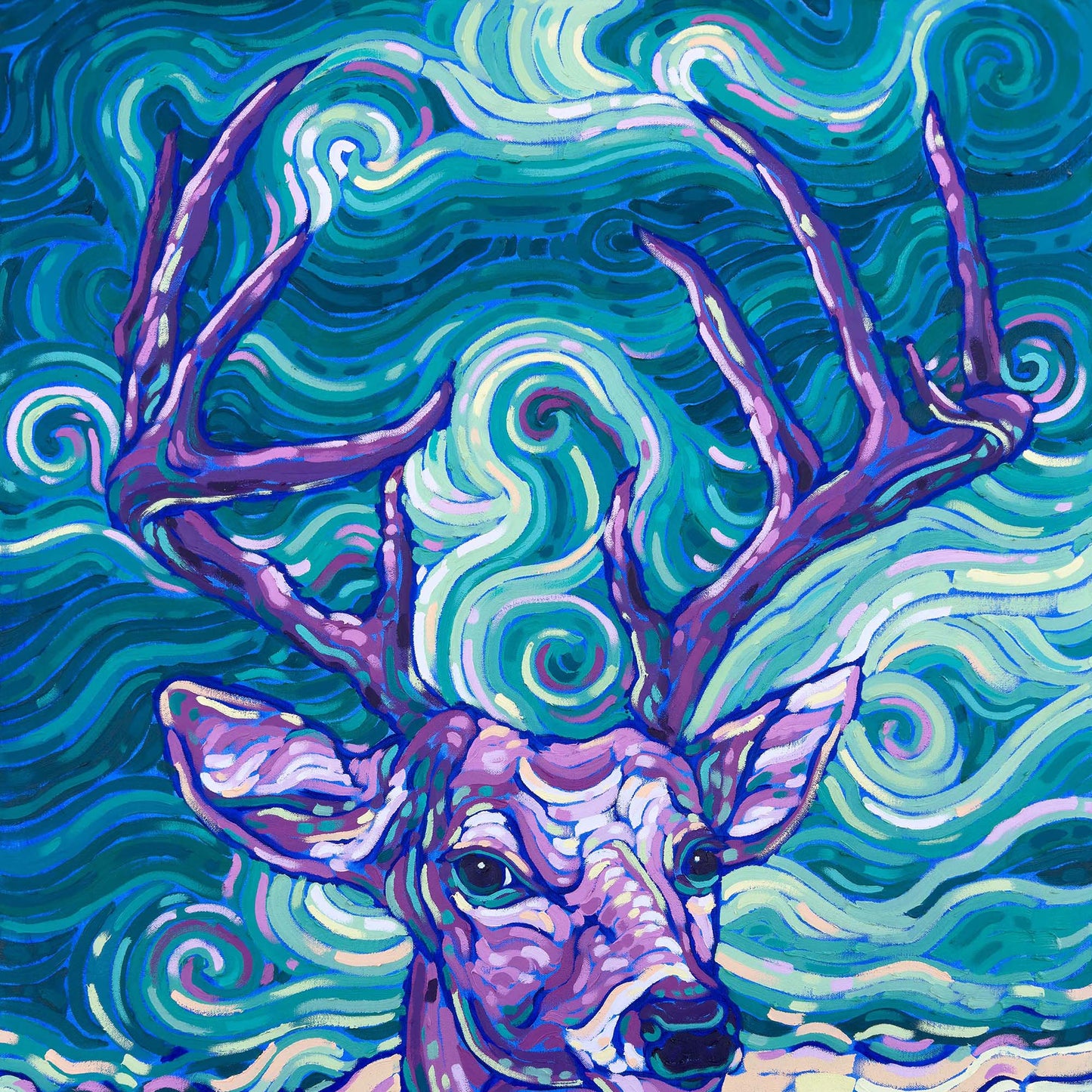 Texas Whitetail Deer No. 1 - 30x40