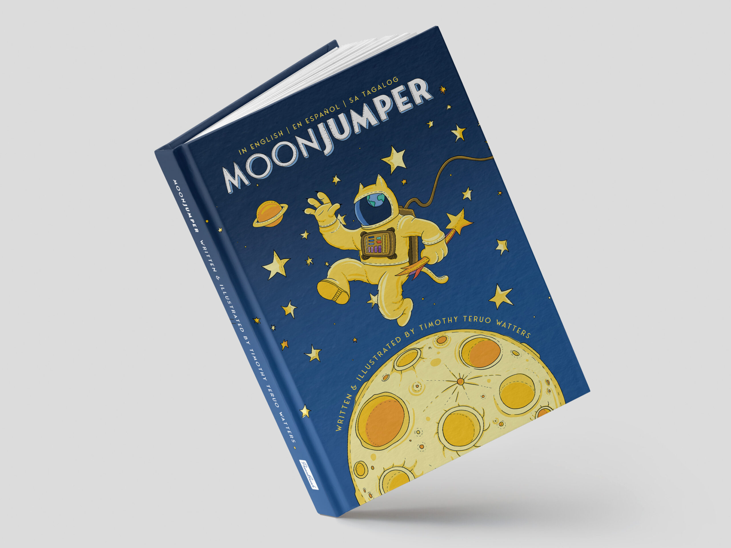 Image of the cover of the book Moonjumper written and illustrated by Timothy Teruo Watters